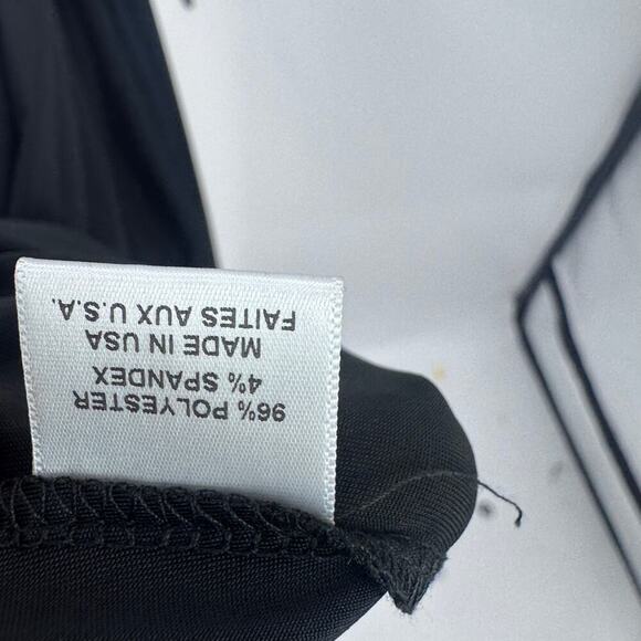 MISA Los Angeles Domino V-Neck Knot Front Maxi Dress in Black Size S NWT - Picture 9 of 10